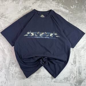 Newport Blue Outdoors Graphic T-Shirt Fishing “Looking For A Keeper” Men’s XXL